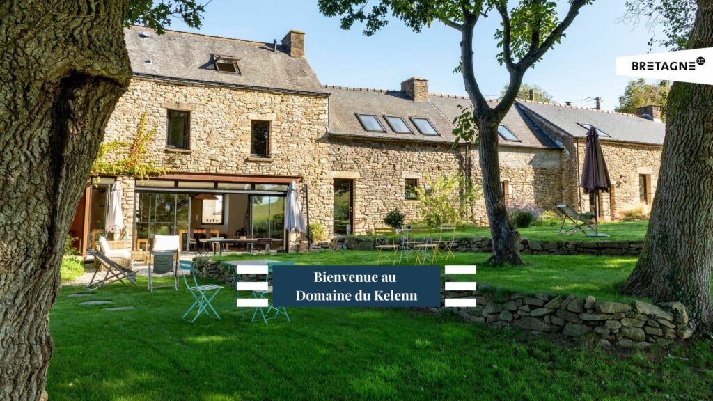 Vue extérieure du Domaine du Kelenn, maison d'hôtes de charme en Bretagne Sud